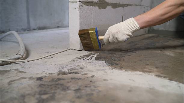 SJ Waterproofing Pros Waterproofing coverage map for Arlington, IN and surrounding area